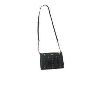 RARE Betsey Johnson Put A Bow On It Heart Crossbody Bag Valentine’s Love